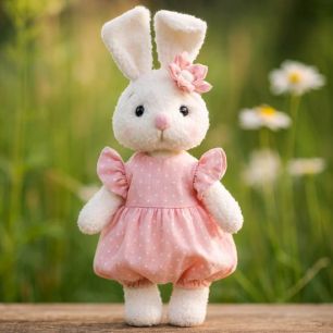 Набор для пошива "Большая Зайка Лола в розовом"