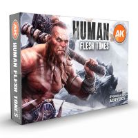 Набор красок AK Interactive: Human Flesh Tones