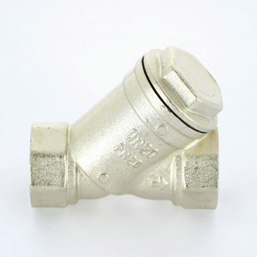 Фильтр косой ВВ 3/4" 400 мкм, никелированный Uni-fitt