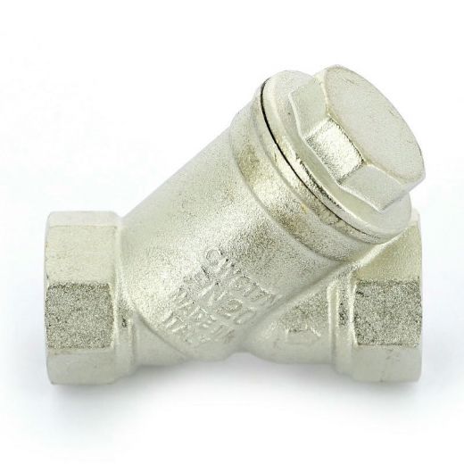 Фильтр косой ВВ 3/4" 500 мкм, никелированный Itap