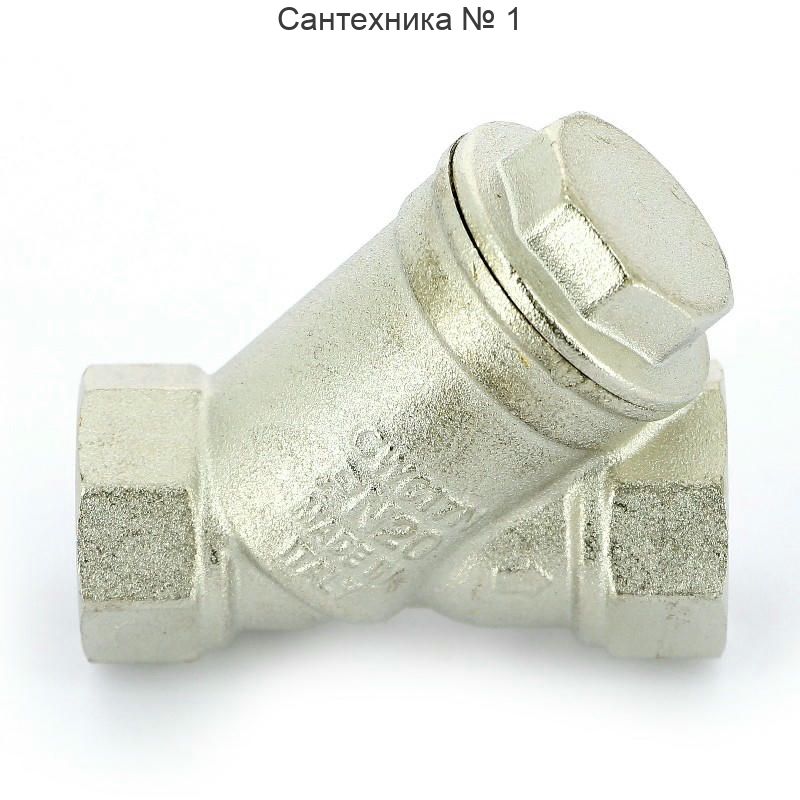 Фильтр косой ВВ 3/4" 500 мкм, никелированный Itap