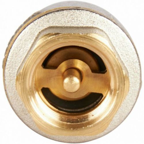 Клапан обратный пружинный муфтовый 1/2" с металлическим седлом ROMMER