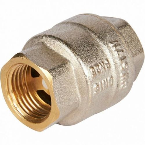 Клапан обратный пружинный муфтовый 1/2" с пластиковым седлом ROMMER