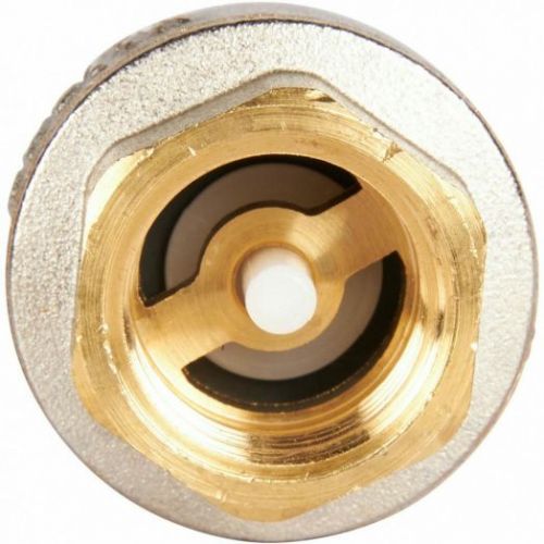 Клапан обратный пружинный муфтовый 1/2" с пластиковым седлом ROMMER