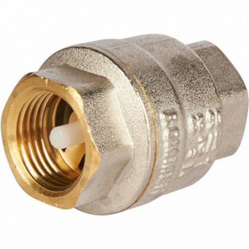 Клапан обратный пружинный муфтовый 1/2" с пластиковым седлом ROMMER