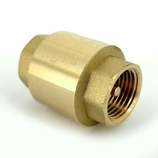 Клапан обратный ВВ 1/2" OPTIMAL пружинный с металлическим затвором Uni-fitt