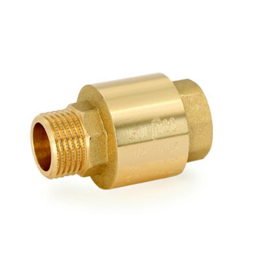 Клапан обратный НВ 1/2" OPTIMAL пружинный с металлическим затвором Uni-fitt