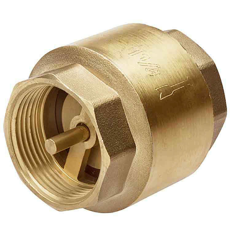 Клапан обратный с латунным штоком 1 1/2" ВВ, стандарт TIM