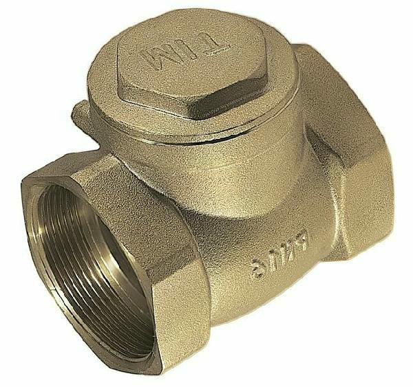 Клапан обратный горизонтальный лепестковый 1" ВВ TIM