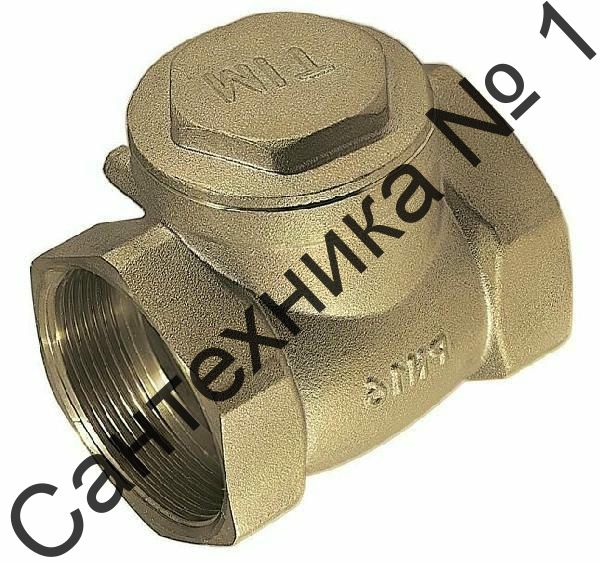 Клапан обратный горизонтальный лепестковый 1" ВВ TIM