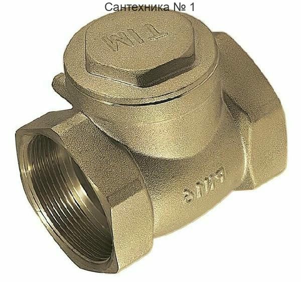 Клапан обратный горизонтальный лепестковый 1 1/2" ВВ TIM