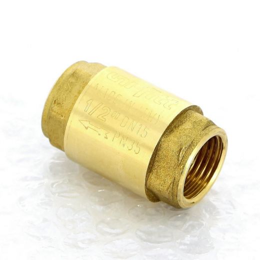 Клапан обратный ВВ 1/2" пружинный с металлическим затвором Uni-fitt