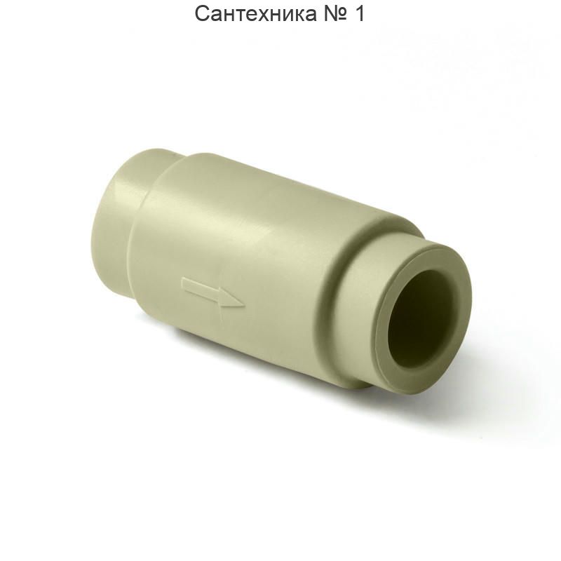 Клапан обратный 20, серый Pro Aqua