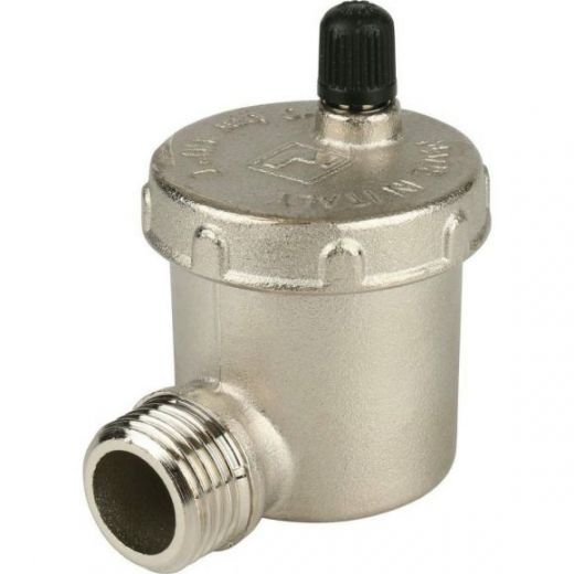 Воздухоотводчик автоматический c боковым подключением 1/2", никелированный Itap