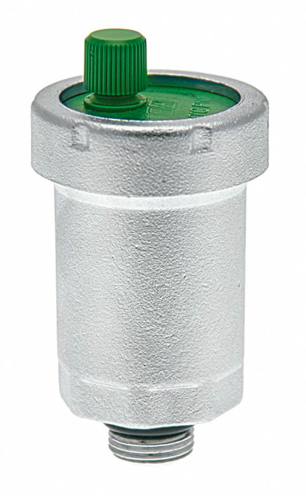 Воздухоотводчик автоматический 1/2" НР, прямой, хром FAR