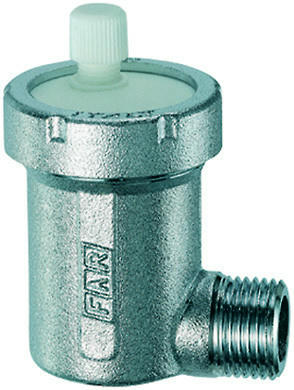 Воздухоотводчик автоматический 3/4", угловой, хром FAR