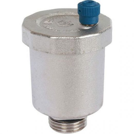 Воздухоотводчик автоматический 1/2, вертикальный выпуск, уплотнительное кольцо - NBR STOUT