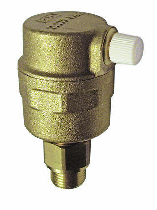 Воздухоотводчик GAISER с боковым выпуском 1/2 НР с обратным клапаном, прямой FAR