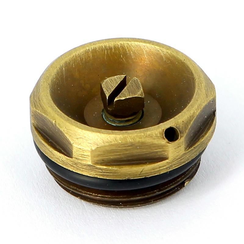 Воздухоотводчик ручной 1/2", бронзовый Carlo Poletti