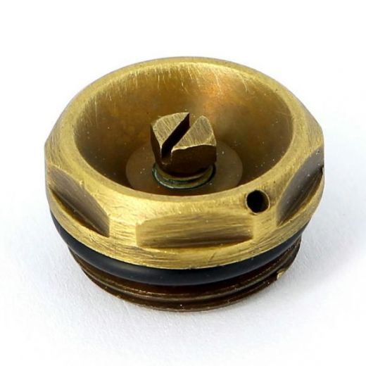 Воздухоотводчик ручной 1/2", бронзовый Carlo Poletti