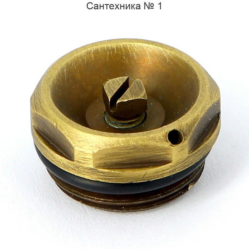 Воздухоотводчик ручной 1/2", бронзовый Carlo Poletti