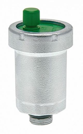 Воздухоотводчик автоматический 1/4" НР, прямой, хром FAR