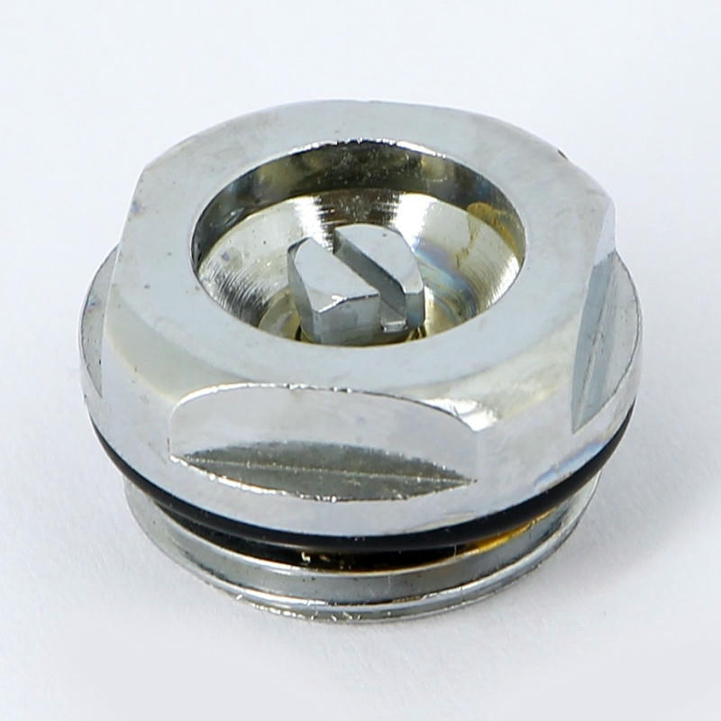 Воздухоотводчик ручной 1/2", хромированный Carlo Poletti