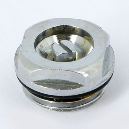 Воздухоотводчик ручной 1/2", хромированный Carlo Poletti