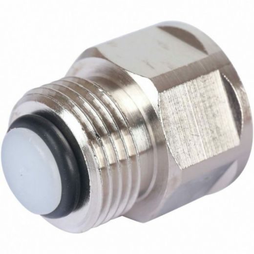 Клапан отсечной для воздухоотводчика 3/8" x 3/8", никелированный Itap