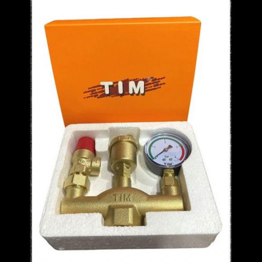 Группа безопасности котла 1'' ВР, 3 бар TIM