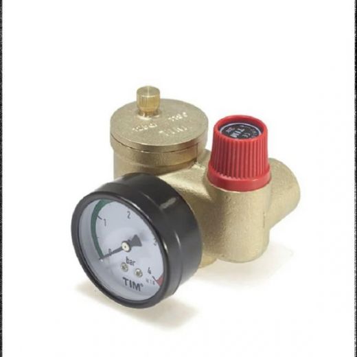 Группа безопасности котла 1'' ВР, 3 бар, компактная TIM