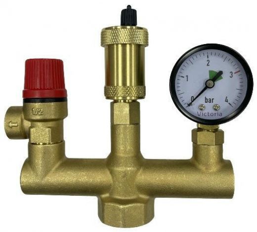 Группа безопасности котла 1", 3 бар Victoria