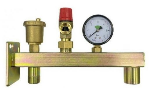 Группа безопасности настенная 3/4", 3 бар Victoria