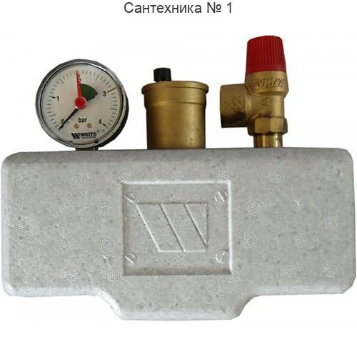 Группа безопасности котла KSG/PF 30 (1", 3 бар, 50 кВт) Watts