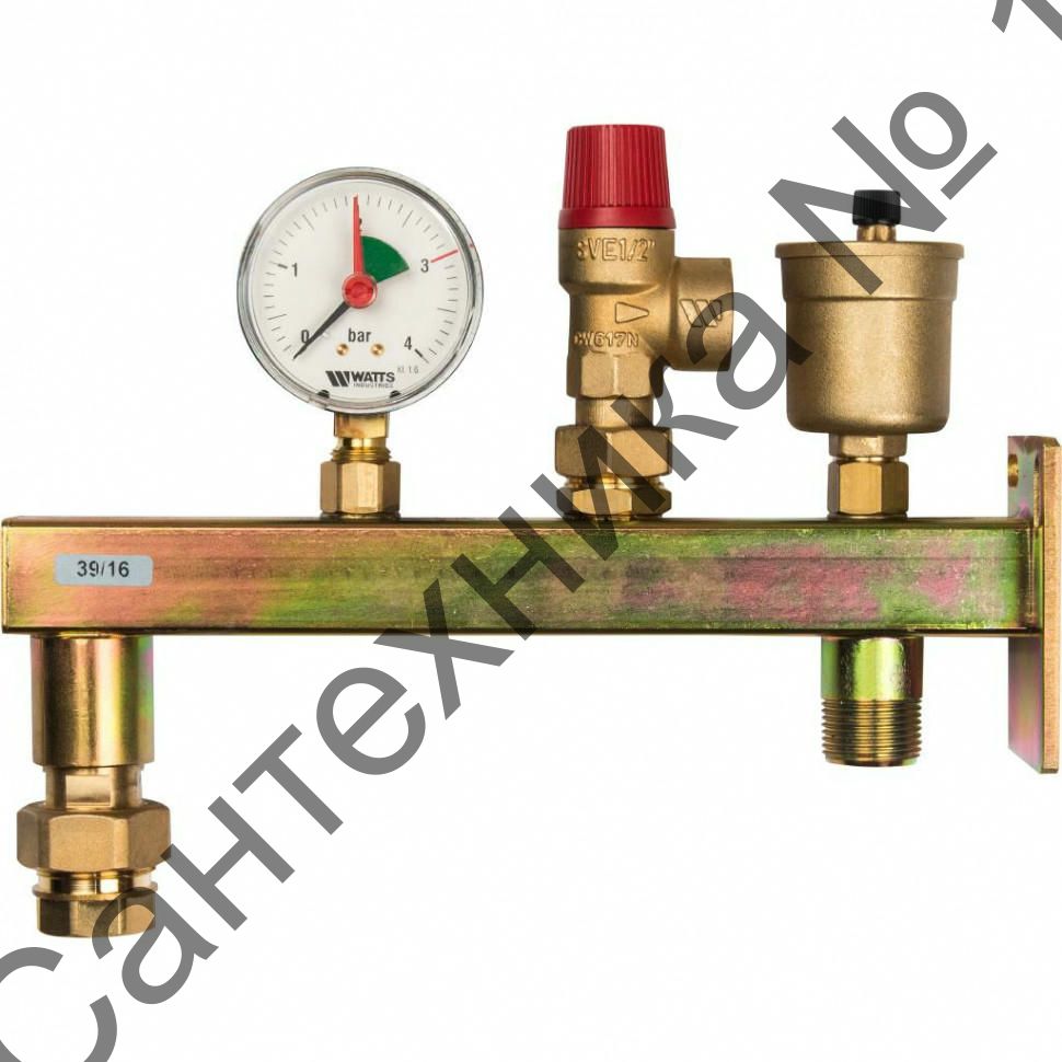 Группа подключения мембранного бака GAG/MR 3/4, 3 бар Watts