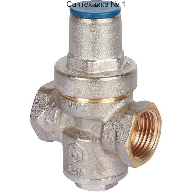 Редуктор давления PN16 ВВ 1/2 без подключения манометра STOUT