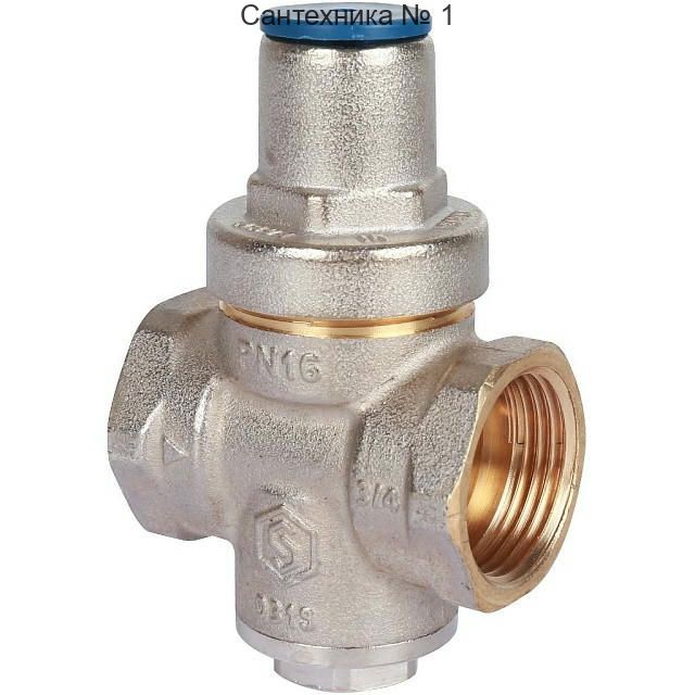 Редуктор давления PN16 ВВ 3/4 без подключения манометра STOUT