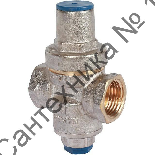 Редуктор давления PN16 ВВ 1/2 с выходом под манометр STOUT