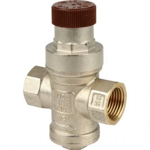 Редуктор давления ВВ 1/2" 1-4 бар PN15, никелированный MINIPRESS Itap