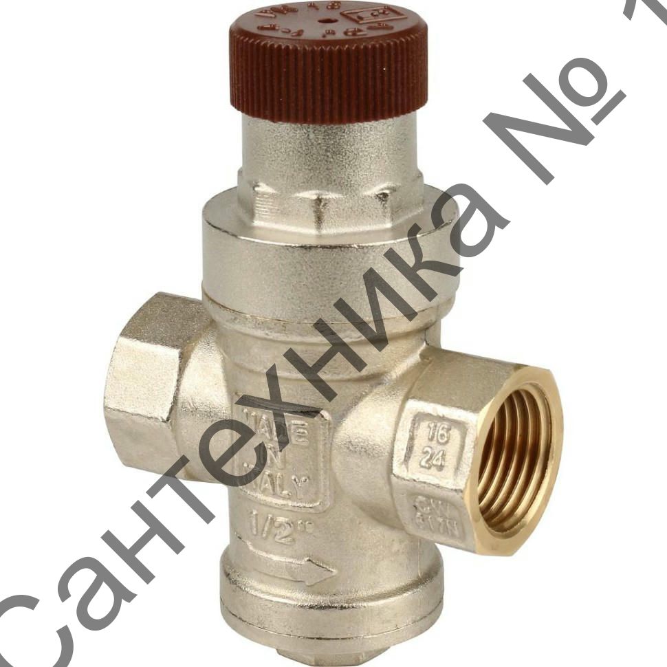 Редуктор давления ВВ 1/2" 1-4 бар PN15, никелированный MINIPRESS Itap