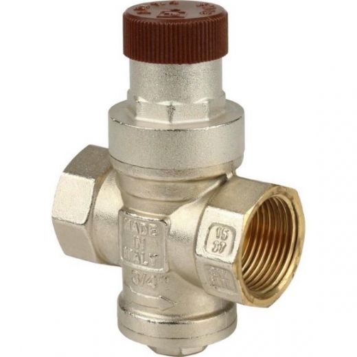 Редуктор давления ВВ 3/4" 1-4 бар PN15, никелированный MINIPRESS Itap