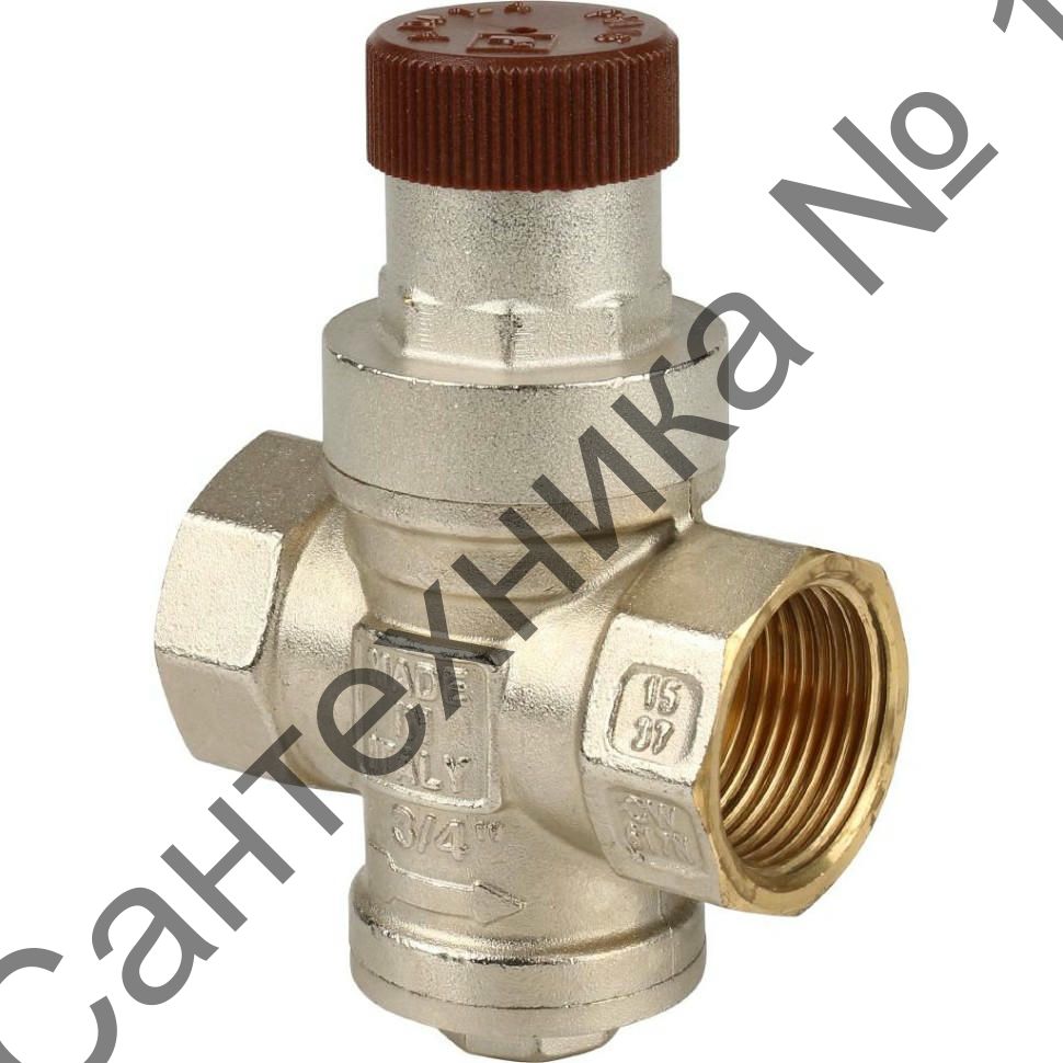 Редуктор давления ВВ 3/4" 1-4 бар PN15, никелированный MINIPRESS Itap