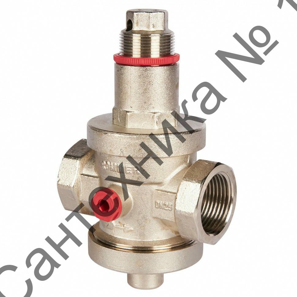 Редуктор давления PN25 1" ВР с выходом под манометр ROMMER