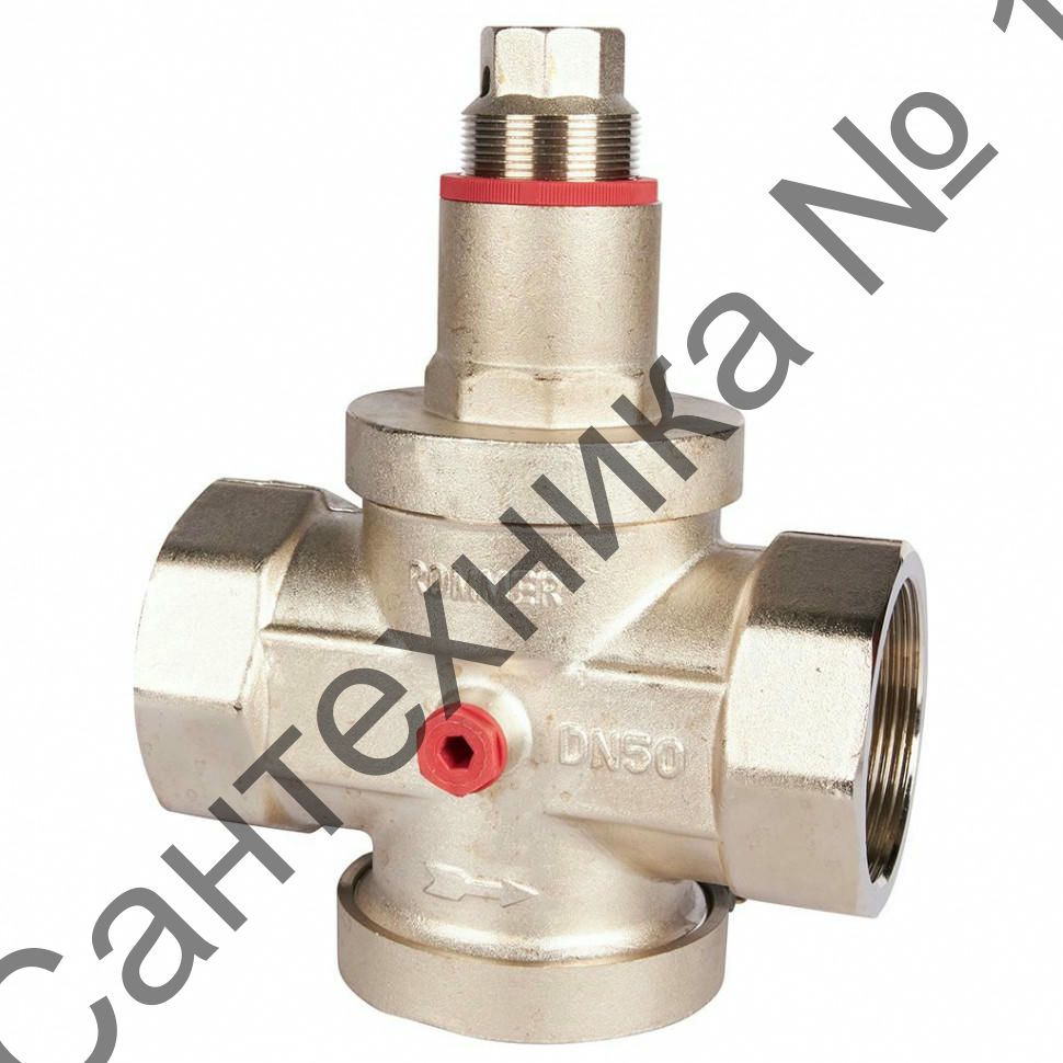 Редуктор давления PN25 2" ВР с выходом под манометр ROMMER