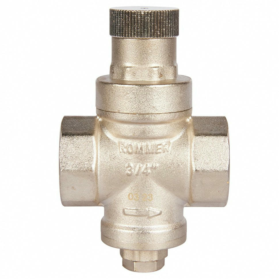 Редуктор давления PN16 3/4" ВР без подключения манометра ROMMER