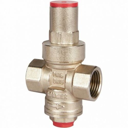 Редуктор давления PN16 1/2" ВР с выходом под манометр ROMMER