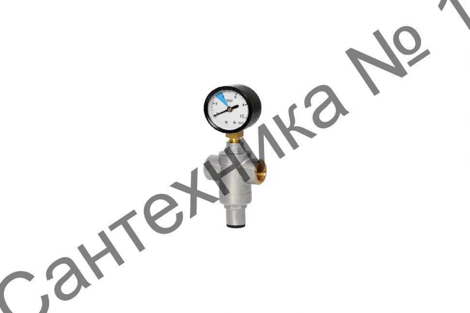 Редуктор давления поршневой с манометром 1-6,5 бар, В 1 1/2" ELSEN