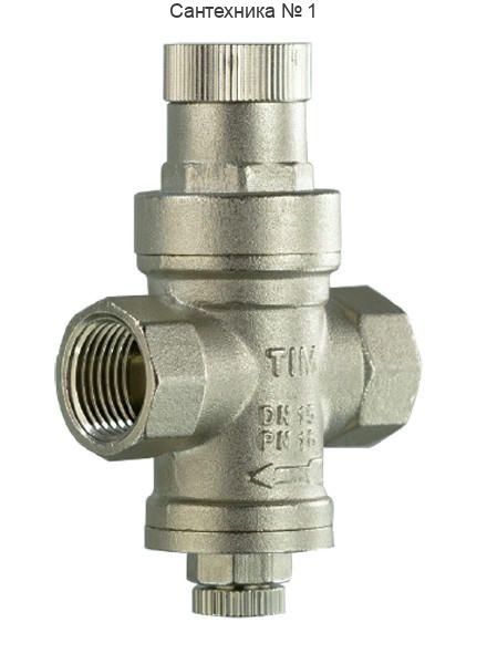 Редуктор давления под манометр 3/4" ВВ TIM