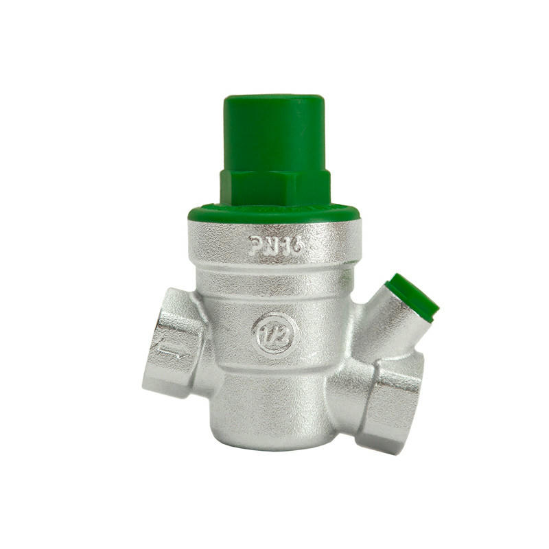 Редуктор давления мембранный 3/4" В 1,5-6 бар PN16 с отверстием под радиальный манометр 1/4", хром Arrowhead