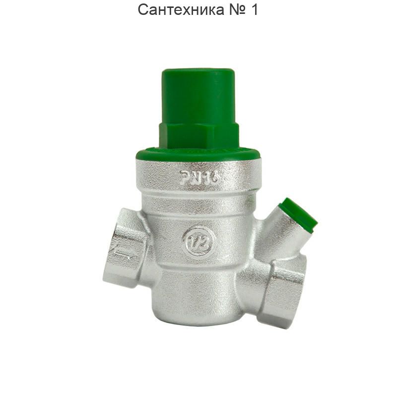 Редуктор давления мембранный 3/4" В 1,5-6 бар PN16 с отверстием под радиальный манометр 1/4", хром Arrowhead